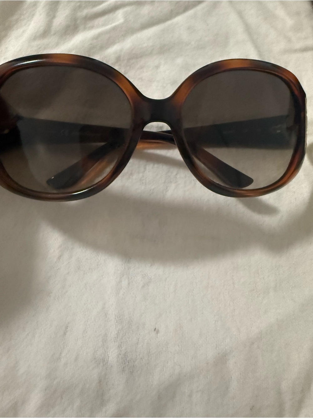 Salvatore Ferragamo Tortoiseshell Frame Sunglasses with Brown Lenses